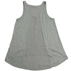 Banana Republic Tank Top Womens Solid Grey Casual Sleeveless Pullover Size S